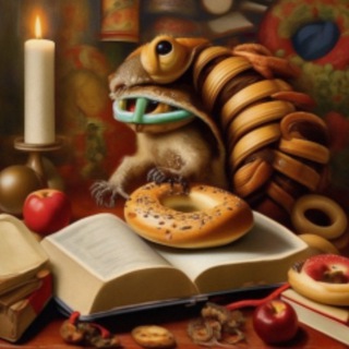 Бублик с червями 🍩🪱
