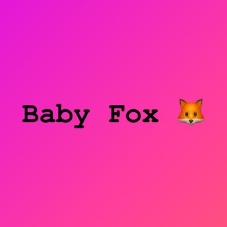 Baby fox 🌷