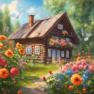 Деревенский домик 🏠