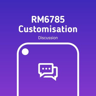 RM6785 Customisation | Discussion