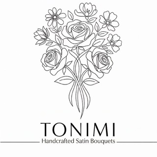 tonimi | букеты из атласных лент